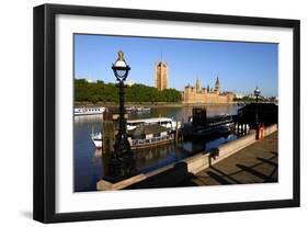 Houses of Parliament, London-Peter Thompson-Framed Photographic Print