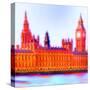 Houses of Parliament, London-Tosh-Stretched Canvas
