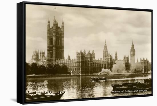 Houses of Parliament, London-null-Framed Stretched Canvas