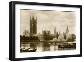 Houses of Parliament, London-null-Framed Art Print