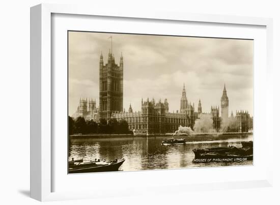 Houses of Parliament, London-null-Framed Art Print