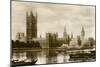 Houses of Parliament, London-null-Mounted Premium Giclee Print