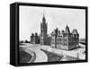 Houses of Parliament, Ottawa, Canada, 1893-John L Stoddard-Framed Stretched Canvas