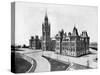 Houses of Parliament, Ottawa, Canada, 1893-John L Stoddard-Stretched Canvas