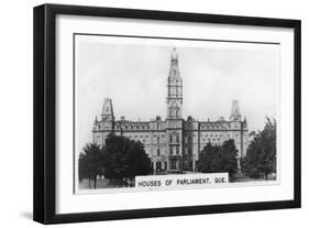 Houses of Parliament, Quebec, C1920S-null-Framed Giclee Print
