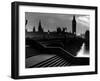 Houses of Parliament Seen Across Westminster Bridge at Dawn, Regarding Poet William Wordsworth-Nat Farbman-Framed Photographic Print