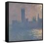 Houses of Parliament, Sunlight Effect (Le Parlement, Effet De Solei), 1903-Claude Monet-Framed Stretched Canvas
