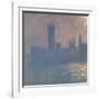 Houses of Parliament, Sunlight Effect (Le Parlement, Effet De Solei), 1903-Claude Monet-Framed Giclee Print