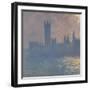 Houses of Parliament, Sunlight Effect (Le Parlement, Effet De Solei), 1903-Claude Monet-Framed Giclee Print