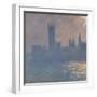 Houses of Parliament, Sunlight Effect (Le Parlement, Effet De Solei), 1903-Claude Monet-Framed Giclee Print