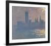 Houses of Parliament, Sunlight Effect (Le Parlement, effet de soleil), 1903-Claude Monet-Framed Art Print