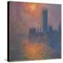 Houses of Parliament, sunset, 1904-Claude Monet-Stretched Canvas