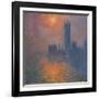 Houses of Parliament, sunset, 1904-Claude Monet-Framed Giclee Print