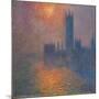 Houses of Parliament, sunset, 1904-Claude Monet-Mounted Giclee Print