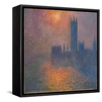 Houses of Parliament, sunset, 1904-Claude Monet-Framed Stretched Canvas