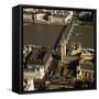 Houses of Parliament (The Palace of Westminster)-Adrian Warren-Framed Stretched Canvas