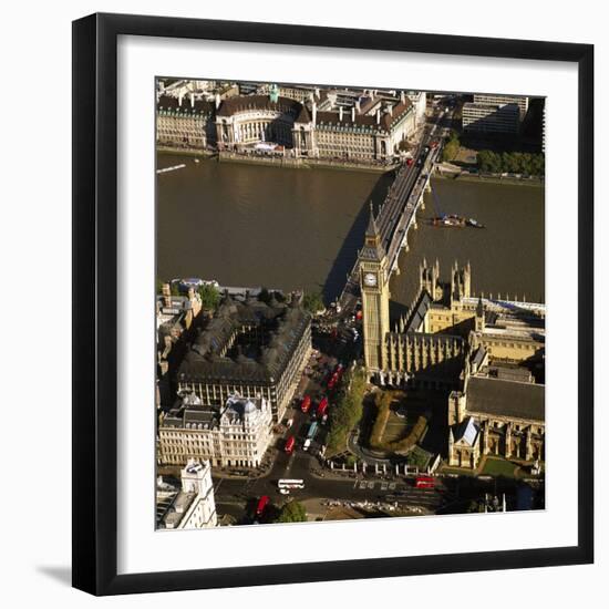 Houses of Parliament (The Palace of Westminster)-Adrian Warren-Framed Photographic Print