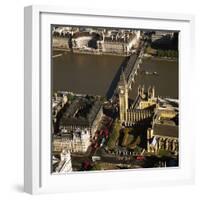 Houses of Parliament (The Palace of Westminster)-Adrian Warren-Framed Photographic Print