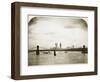 Houses of Parliament under Construction, London, C.1858 (B/W Photo)-Roger Fenton-Framed Premium Giclee Print