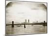 Houses of Parliament under Construction, London, C.1858 (B/W Photo)-Roger Fenton-Mounted Giclee Print