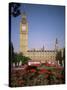 Houses of Parliament, Unesco World Heritage Site, and Parliament Square, London-G Richardson-Stretched Canvas