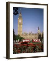 Houses of Parliament, Unesco World Heritage Site, and Parliament Square, London-G Richardson-Framed Photographic Print