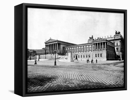 Houses of Parliament, Vienna, 1893-John L Stoddard-Framed Stretched Canvas