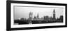 Houses of Parliament Westminster Bridge and Big Ben London England-null-Framed Photographic Print