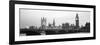 Houses of Parliament Westminster Bridge and Big Ben London England-null-Framed Photographic Print