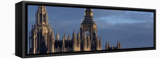 Houses of Parliament, Westminster Detail of Spires, London-Richard Bryant-Framed Stretched Canvas