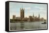 Houses of Parliament, Westminster, London, 20th Century-null-Framed Stretched Canvas