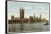 Houses of Parliament, Westminster, London, 20th Century-null-Framed Stretched Canvas