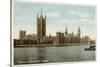 Houses of Parliament, Westminster, London, 20th Century-null-Stretched Canvas