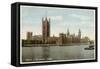 Houses of Parliament, Westminster, London, 20th Century-null-Framed Stretched Canvas