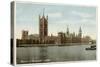 Houses of Parliament, Westminster, London, 20th Century-null-Stretched Canvas