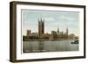 Houses of Parliament, Westminster, London, 20th Century-null-Framed Giclee Print