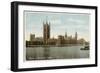 Houses of Parliament, Westminster, London, 20th Century-null-Framed Giclee Print