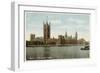 Houses of Parliament, Westminster, London, 20th Century-null-Framed Giclee Print