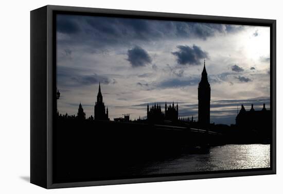 Houses of Parliament Westminster, London-Felipe Rodriguez-Framed Stretched Canvas