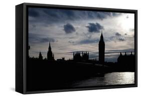 Houses of Parliament Westminster, London-Felipe Rodriguez-Framed Stretched Canvas