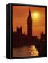 Houses of Parliament, Westminster, UNESCO World Heritage Site, London, England, United Kingdom-Kathy Collins-Framed Stretched Canvas