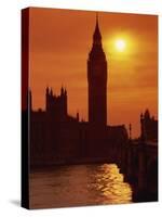 Houses of Parliament, Westminster, UNESCO World Heritage Site, London, England, United Kingdom-Kathy Collins-Stretched Canvas