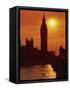 Houses of Parliament, Westminster, UNESCO World Heritage Site, London, England, United Kingdom-Kathy Collins-Framed Stretched Canvas