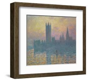 Houses of Parliament-Claude Monet-Framed Art Print