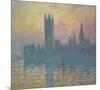 Houses of Parliament-Claude Monet-Mounted Art Print