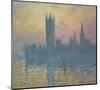 Houses of Parliament-Claude Monet-Mounted Giclee Print