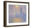 Houses of Parliament-Claude Monet-Framed Art Print