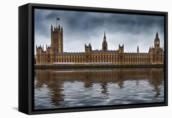 Houses of Parliament-Veneratio-Framed Stretched Canvas