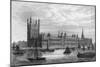 Houses of Parliament-null-Mounted Art Print