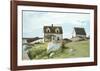 Houses Of Squam Light-Edward Hopper-Framed Art Print